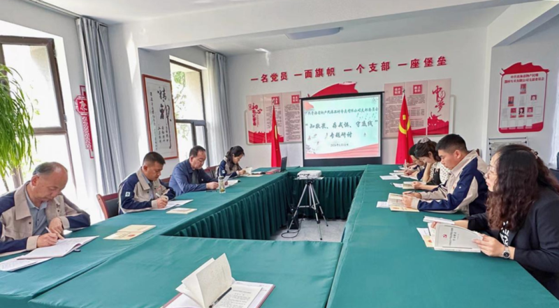 民爆公司黨支部開(kāi)展“知敬畏、存戒懼、守底線” 專題研討